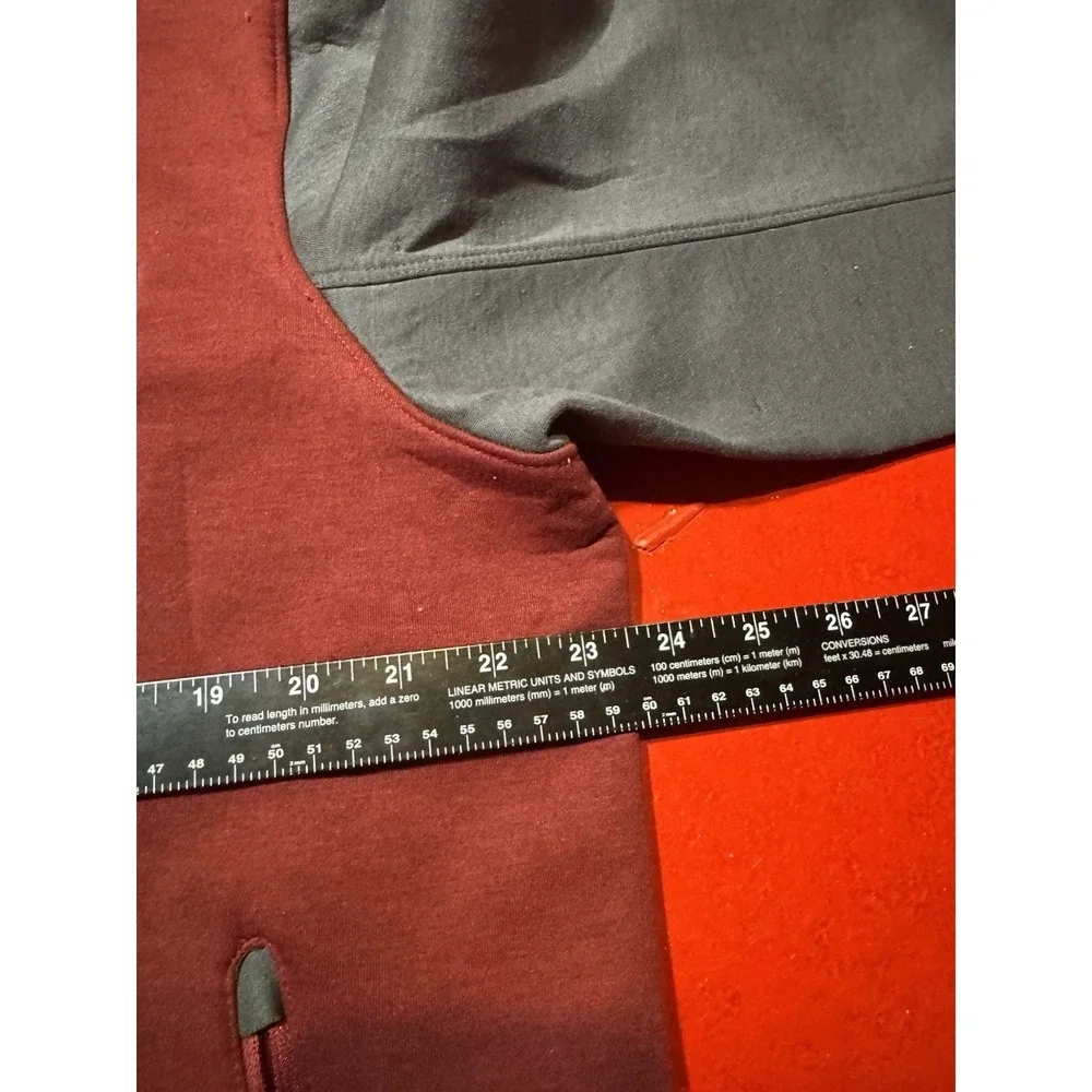 Men's North Face Jacket XL Red Zip Up Great Sleeves Collared